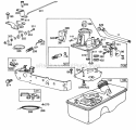 Carburetor And Fuel Tank Assy Diagram and Parts List for 113908-0140-99  Briggs and Stratton Engine
